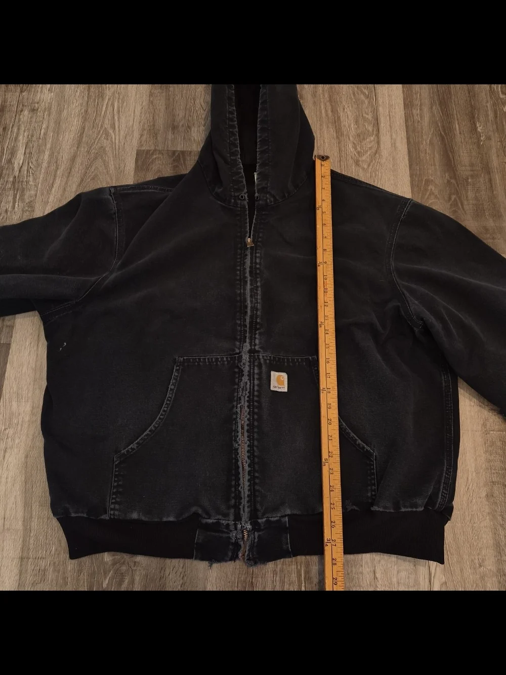 Carhartt Vintage Rare 90s Waffle Knit 100% Cotton Lined Distressed Grunge Jacket